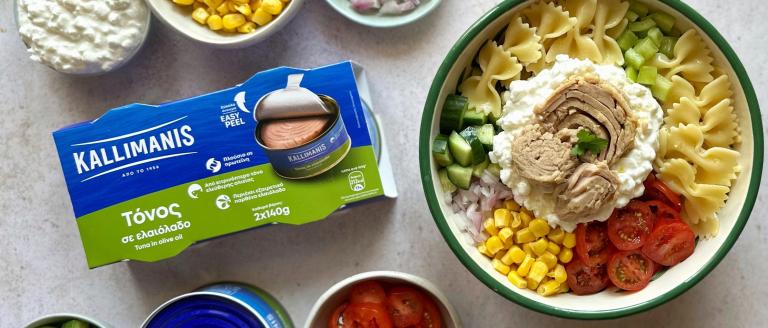 makaronosalata me tono kallimanis